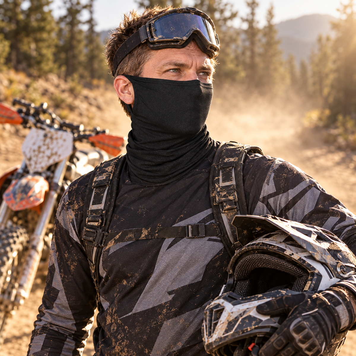 NOMAD ICE-SILK RIDING MASK
