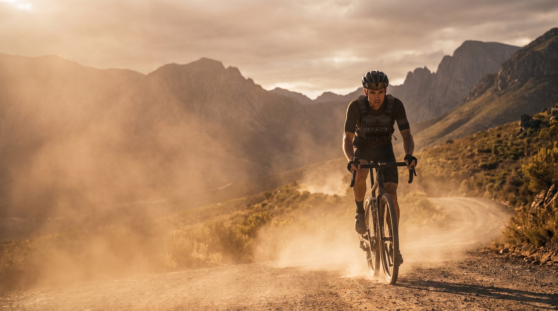 Gravel riding with the Nomad vest